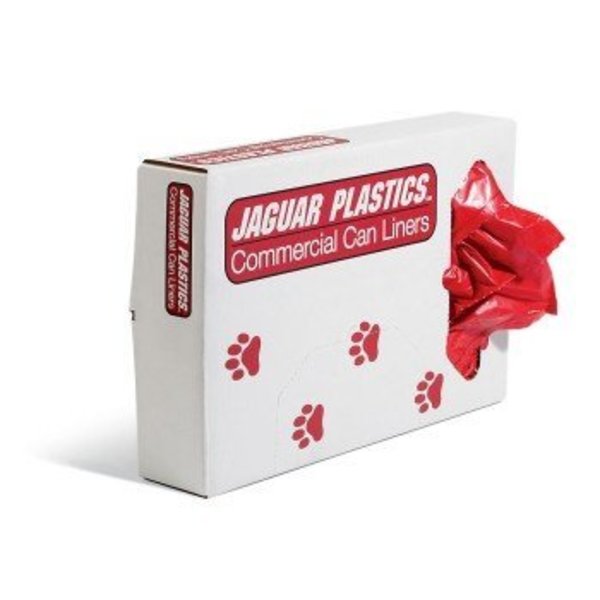 Jaguar Plastics Biohazard Waste Bag 150 bags/box Red 33" W x 39" H, 150PK PLS1542-RD